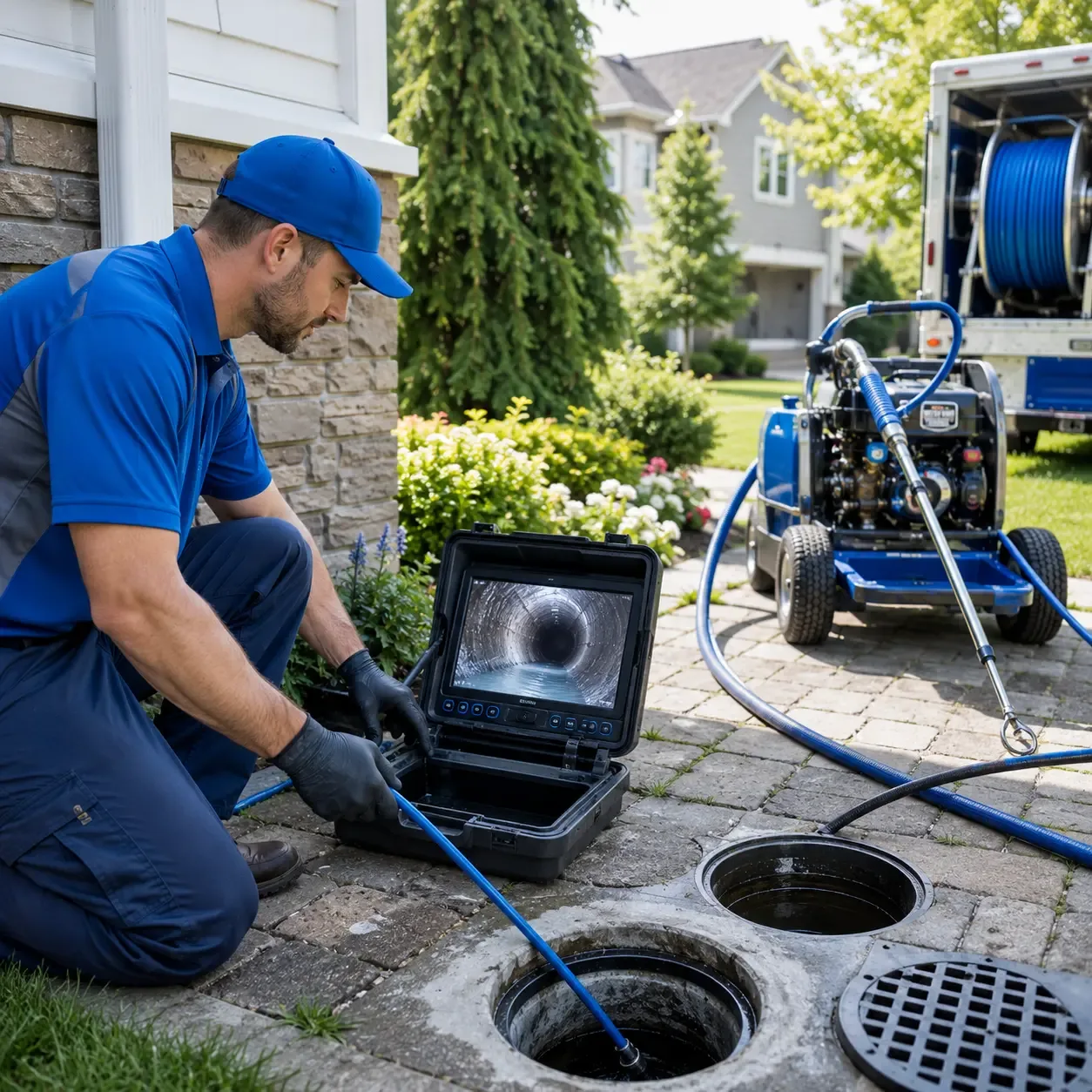 Outdoor drain cleaning professionals serving Truesdale, IA