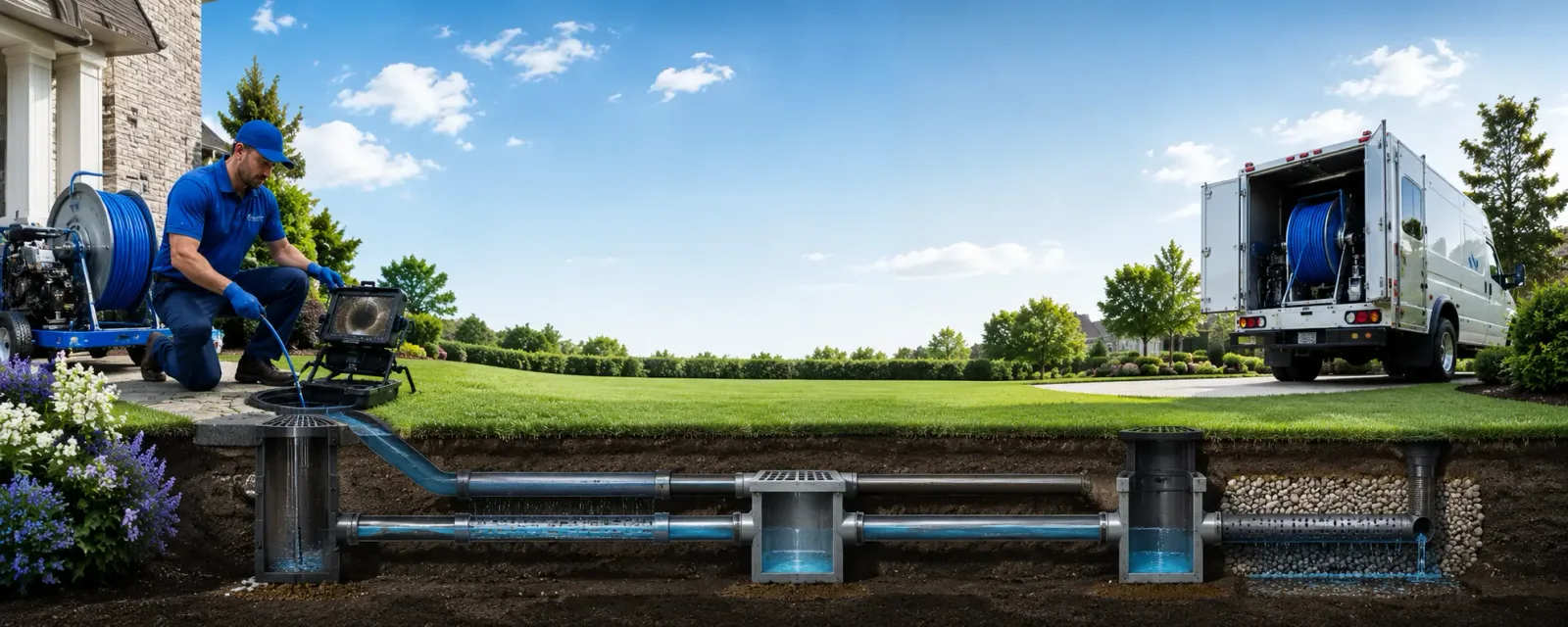 Outdoor drain cleaning information for Truesdale, IA